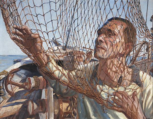 Appraisal: Alejandro Pardinas Spanish Fisherman signed 'APardinas' lower right oil on