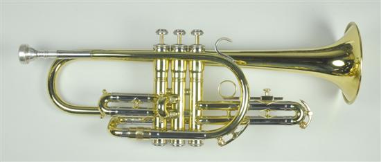 Appraisal: H N White King Model Super Master Cornet Serial indicates