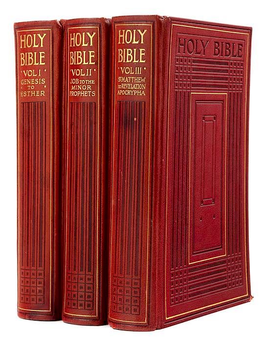 Appraisal: BIBLE in English The Holy Bible London and Edinburgh Ballantyne