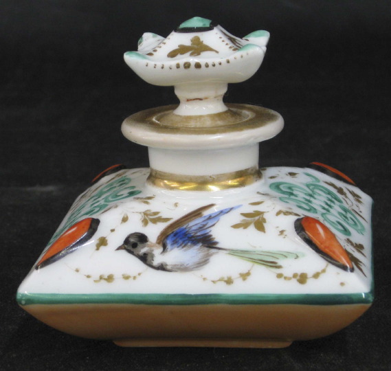 Appraisal: Diminutive Paris Porcelain Scent Bottle second quarter th century of