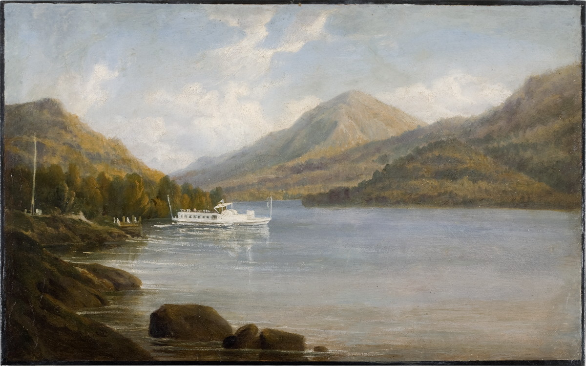 Appraisal: ROBERT HAVELL JR ANGLO AMERICAN - PADDLE BOAT ON THE