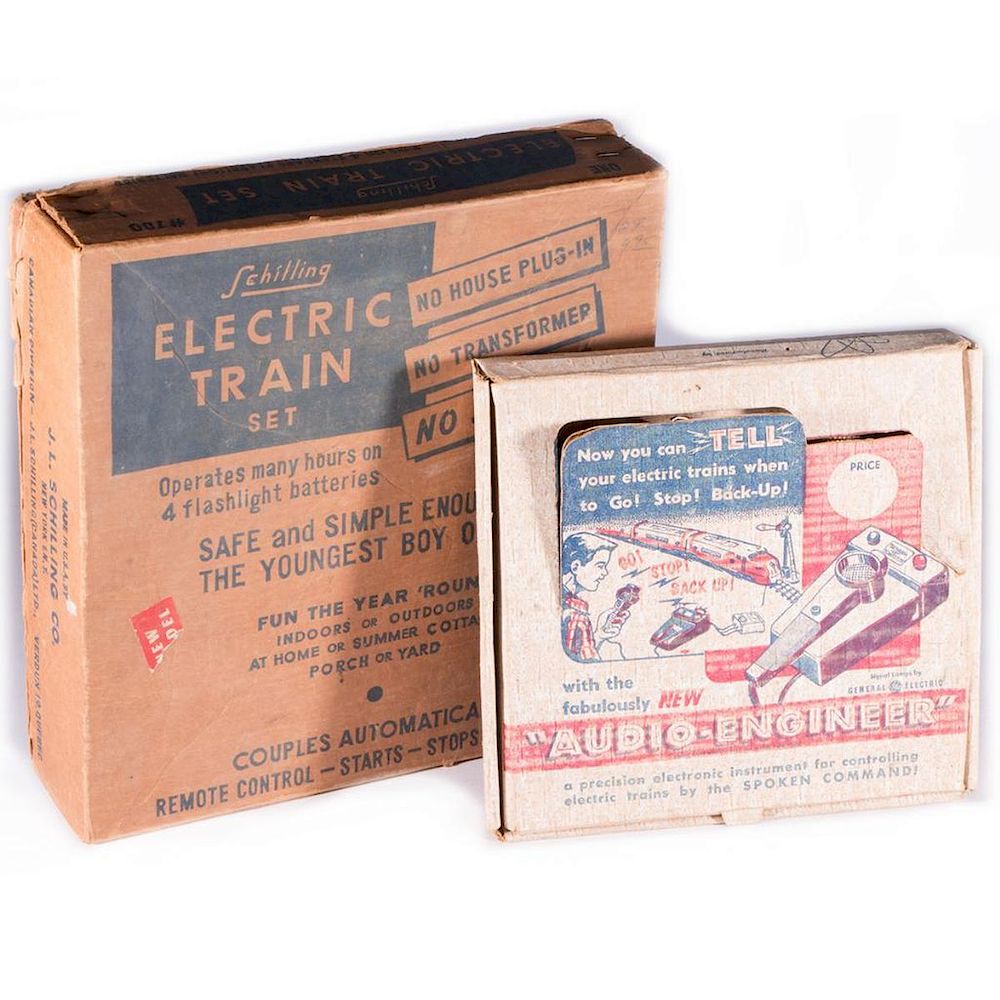 Appraisal: Schilling Electric Train Set Audio Engineer Set Schilling Electric Train