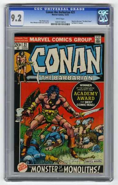 Appraisal: Conan the Barbarian CGC Marvel Comics Roy Thomas story with