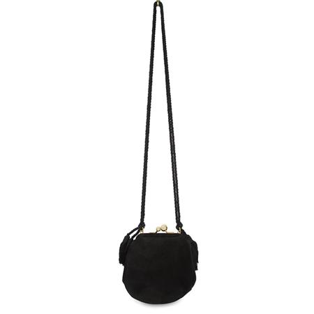 Appraisal: Judith Leiber Black Suede Shoulder Bag Estimate nbsp nbsp nbsp