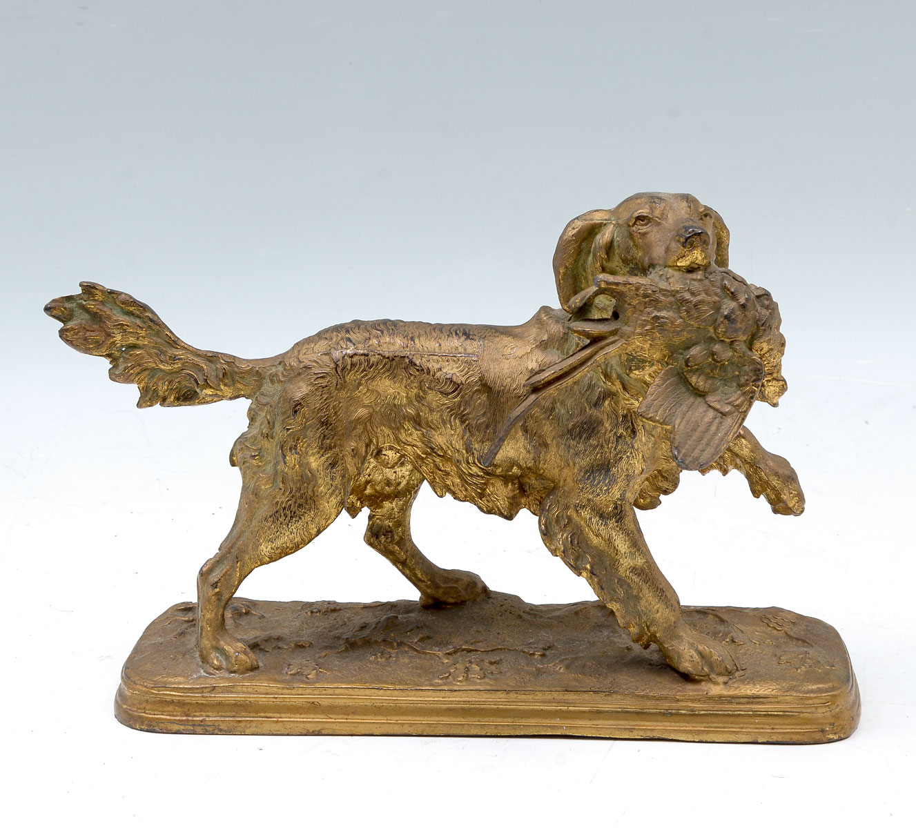 Appraisal: CAST METAL DOG IN THE STYLE OF MENE Irish Setter