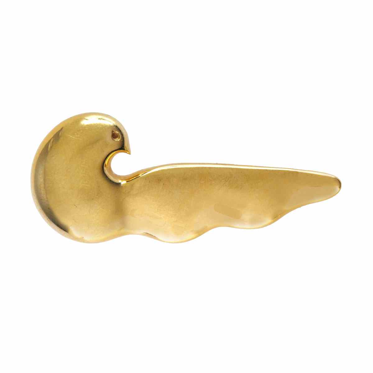 Appraisal: Tiffany Co Paloma Picasso k Yellow Gold Brooch formed as