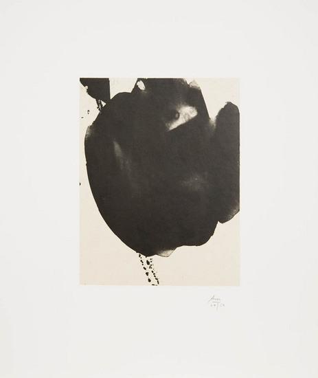 Appraisal: Robert Motherwell - nocturne vi b lithograph - signed in