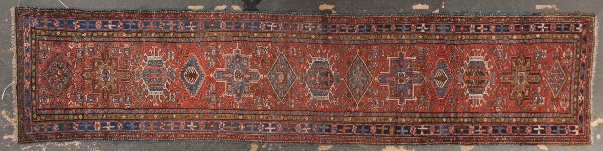 Appraisal: Antique Karaja runner approx x Persia circa Condition One loose