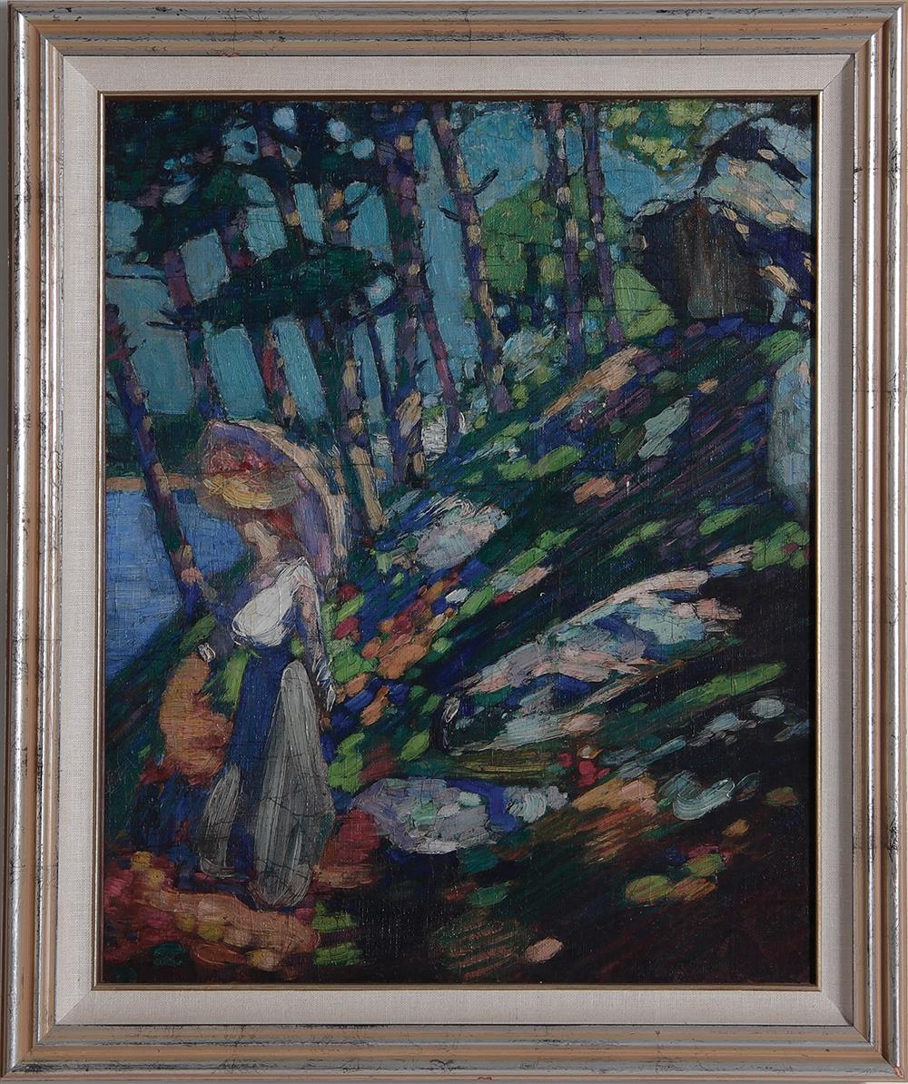 Appraisal: French Fauvist Movement early th century STROLLING IN DAPPLED SUNLIGHT