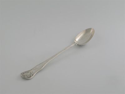 Appraisal: An early Victorian Kings Husk pattern basting spoon by William