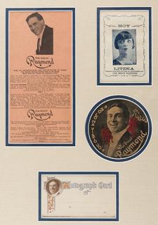 Appraisal: Four Pieces of Ephemera Related to The Great Raymond Raymond