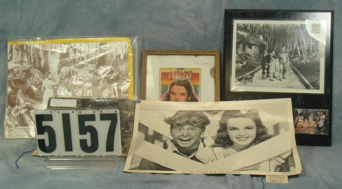 Appraisal: Wizard of Oz photo wall plaque lot x wall plaque