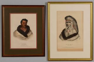 Appraisal: Indian Prints McKinney Hall McKinney Hall hand colored lithographs of