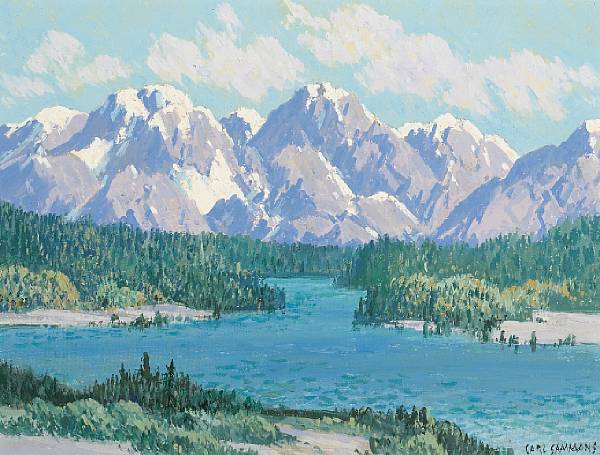 Appraisal: Carl Sammons American - 'Bow River Canada' signed 'Carl Sammons'