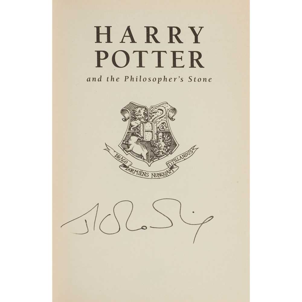 Appraisal: ROWLING J K HARRY POTTER AND THE PHILOSOPHER'S STONE London