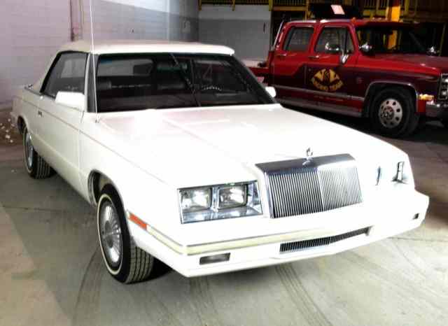 Appraisal: CHRYSLER LEBARON CONVERTIBLEA white cream colored front wheel drive Lebaron