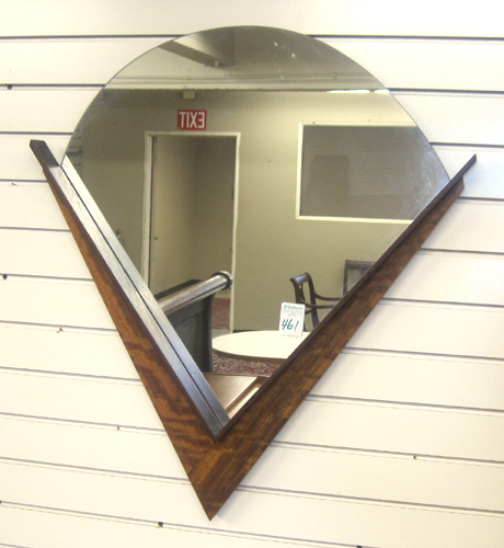 Appraisal: TOM URBAN SPRINGFIELD OREGON TH CENTURY WALL MIRROR featuring a