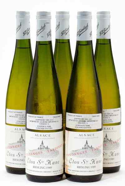 Appraisal: RieslingTrimbach Clos St Hune VT bottlesAcquired from the climate-controlled storage