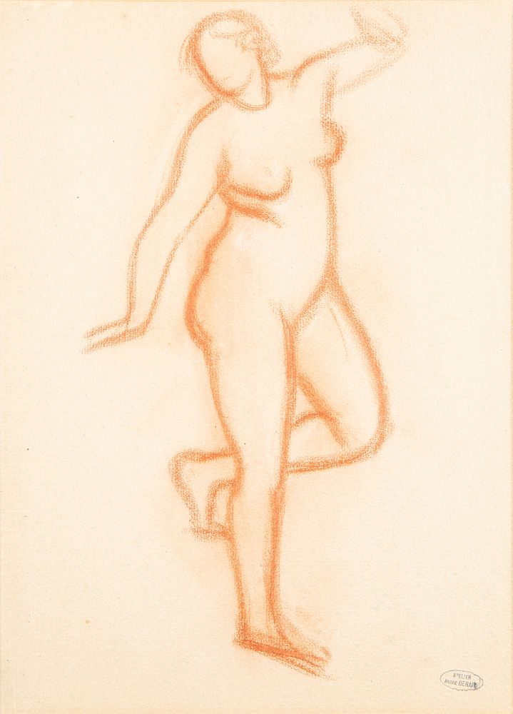 Appraisal: ANDRE DERAIN FRENCH - ANDRE DERAIN FRENCH - Dancing Nude