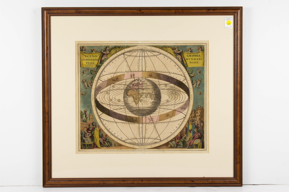 Appraisal: MAP ANDREAS CELLARIUS Andreas Cellarius Dutch German - Sceno Systematis