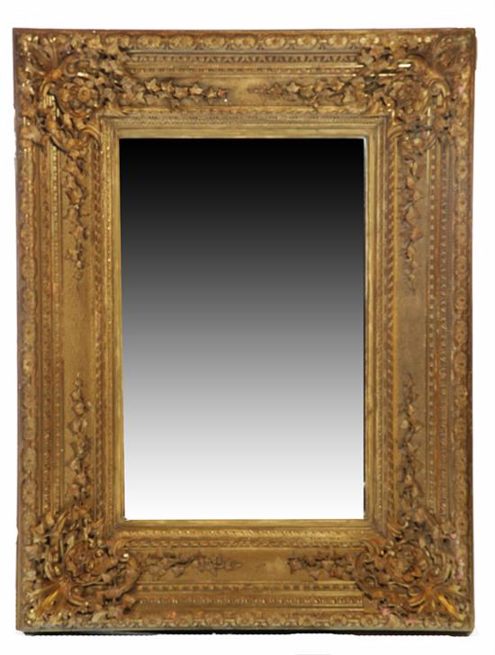 Appraisal: LARGE GILT MIRROR American or European nd half- th century