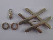 Appraisal: A mixed lot comprising a geometric brooch Paloma Picasso for