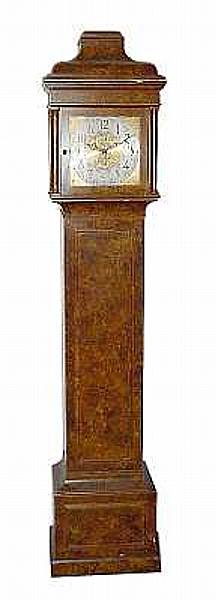 Appraisal: A faux bois tall case clock in the th century