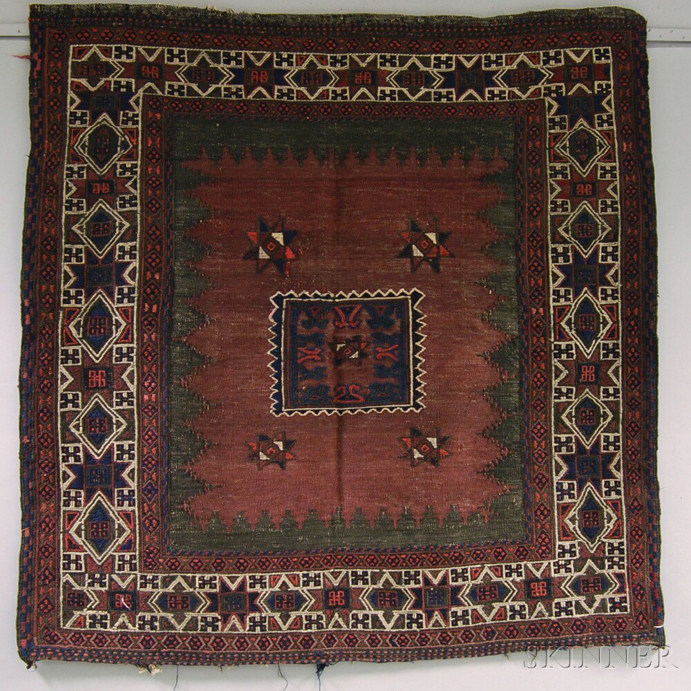 Appraisal: Baluch Ru-Korssi Northeast Persia late th early th century re-stitched