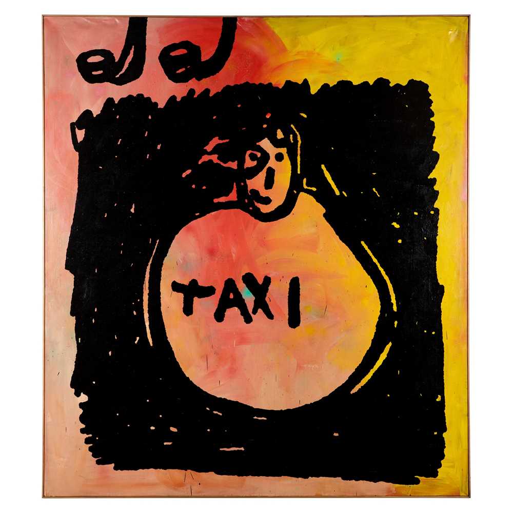 Appraisal: WALTER DAHN GERMAN - TAXI signed and dated to reverse