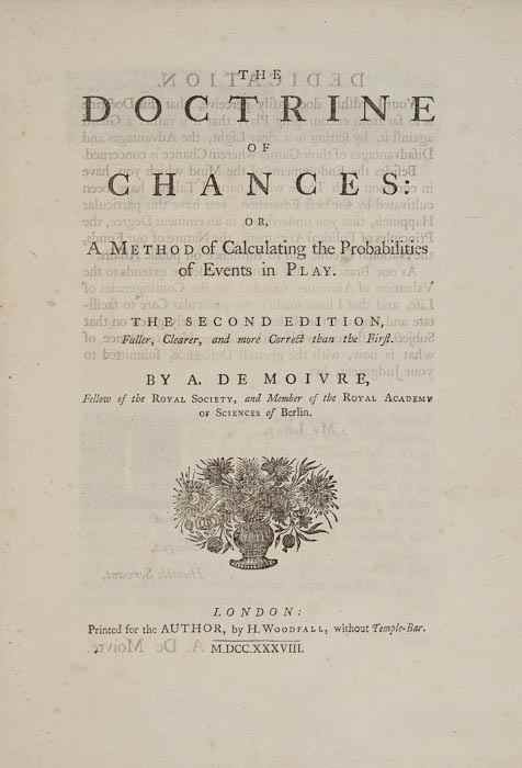 Appraisal: De Moivre A The Doctrine of Chances or a Method