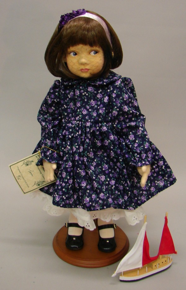 Appraisal: Tagged Debbie Richmond Tara original pressed felt doll in original