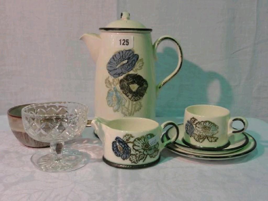 Appraisal: A collection of Wedgwood Iona pattern coffee wares comprising coffee