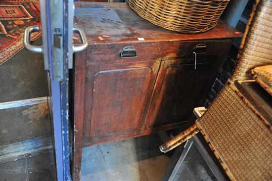 Appraisal: A RUSTIC VICTORIAN MEAT SAFE WITH A SINGLE DRAWER