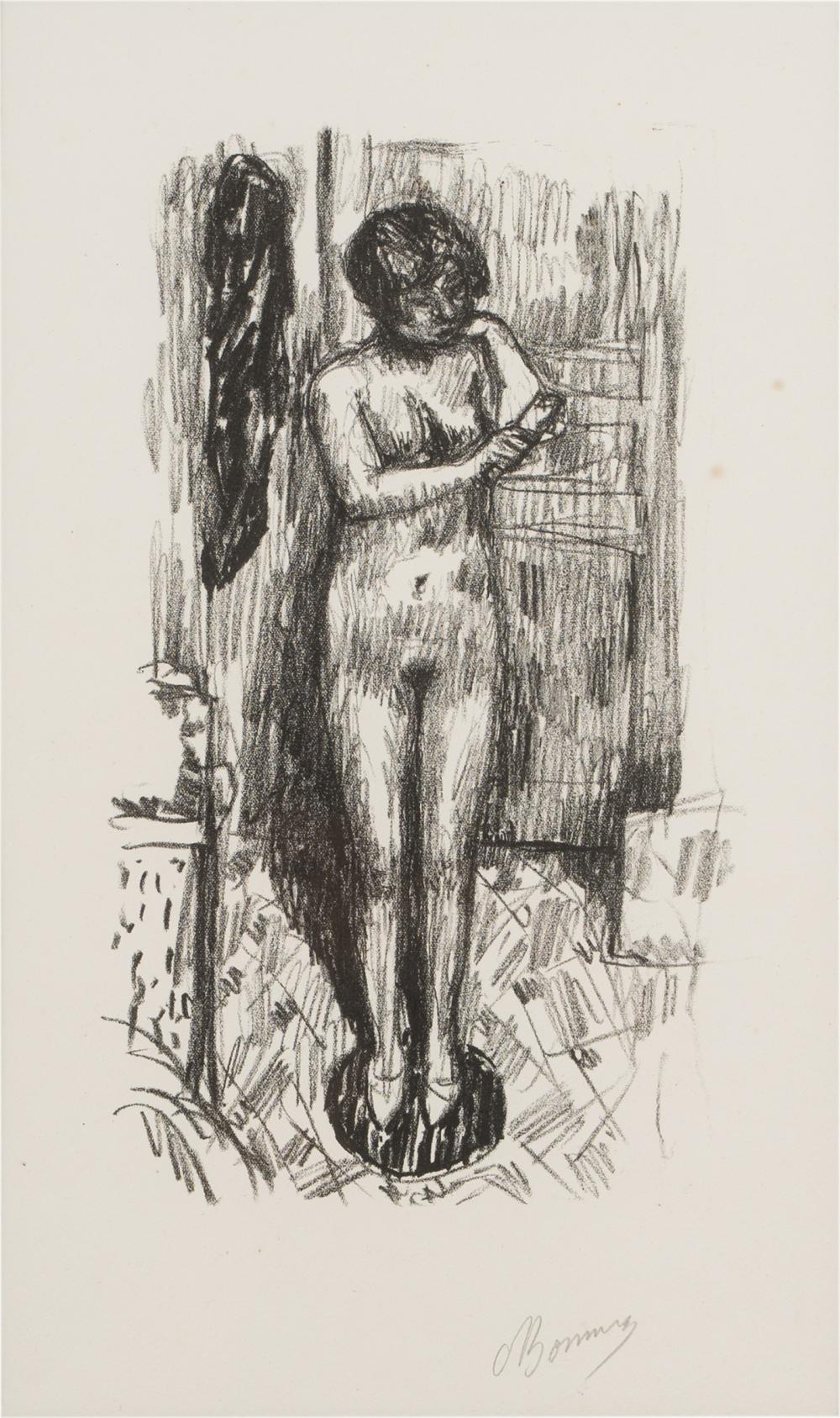 Appraisal: PIERRE BONNARD - ETUDE DE NUE lithograph on Arches paper