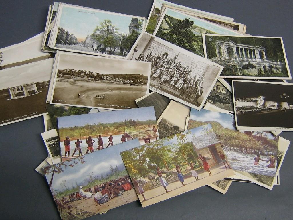 Appraisal: LOOSE COLLECTION OF APPROX CIRCA 's POSTCARDS mainly topographical and