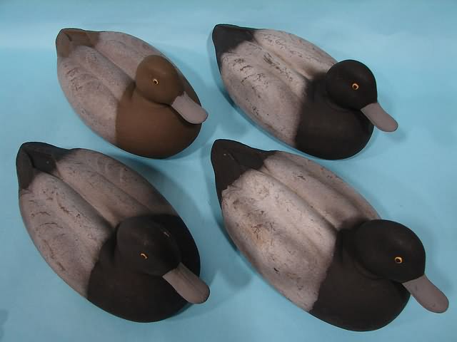 Appraisal: Group of plastic Herters Blue Bill decoys