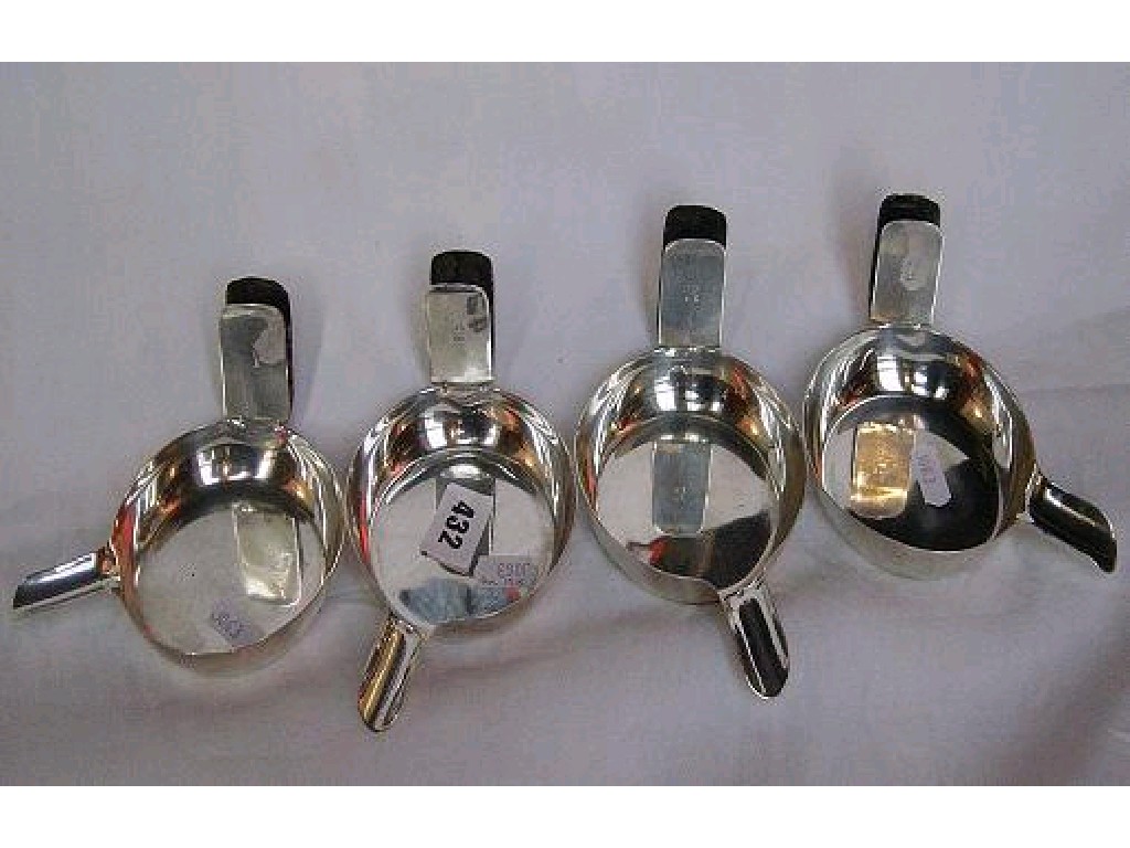 Appraisal: A set of ashtrays with vesta case holders of pine