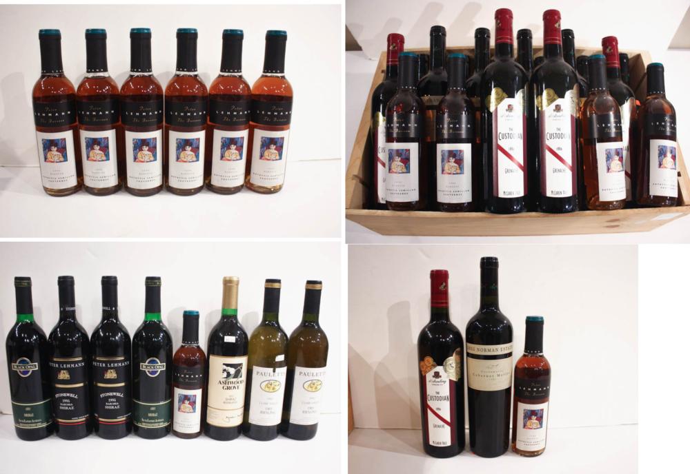 Appraisal: FIFTY-FOUR BOTTLE AUSTRALIAN VINTAGE WINE COLLECTION bottle Ashwood Grove Riverland