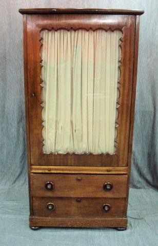 Appraisal: Biedermeier Style Door and Drawer Cabinet From a Forest Hills