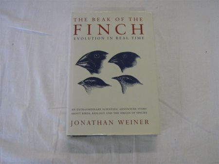 Appraisal: JONATHAN WEINER THE BEAK OF THE FINCH st edn orig