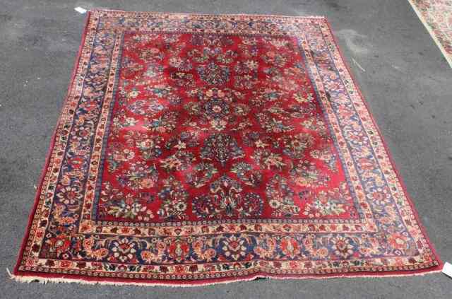 Appraisal: Antique Persian Sarouk Carpet From a Sag Harbor NY estate