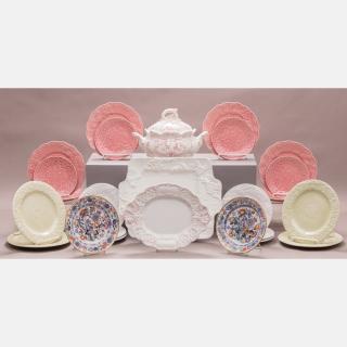 Appraisal: A Miscellaneous Collection of Porcelain Serving Items by Various Makers