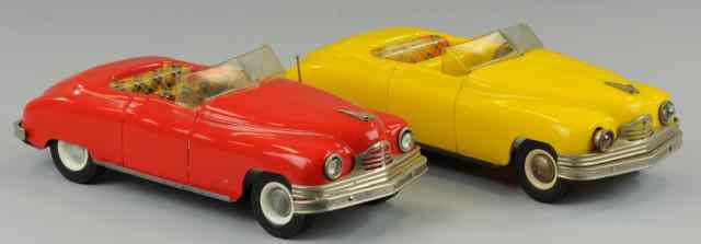 Appraisal: LOT OF TWO PACKARD TWO DOOR CONVERTIBLES Conway Co plastic