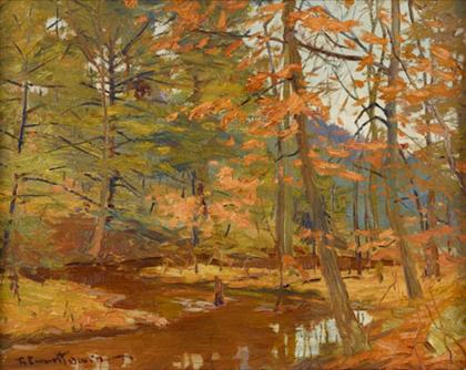 Appraisal: ROBERT EMMETT OWEN american - STREAM THROUGH THE WOODS Signed