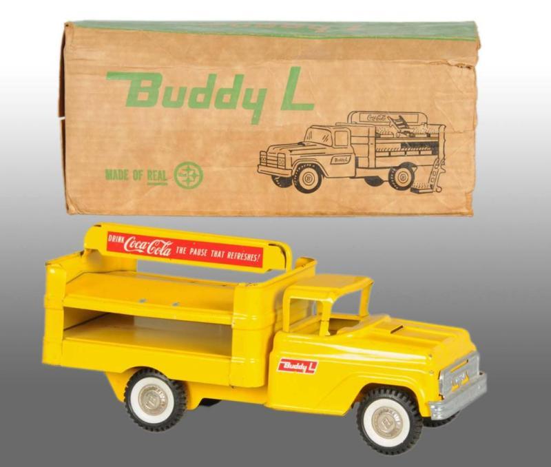 Appraisal: Pressed Steel Coca-Cola Buddy L Truck Toy Description s Some