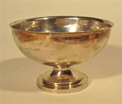 Appraisal: American silver footed bowl w g forbes new york early