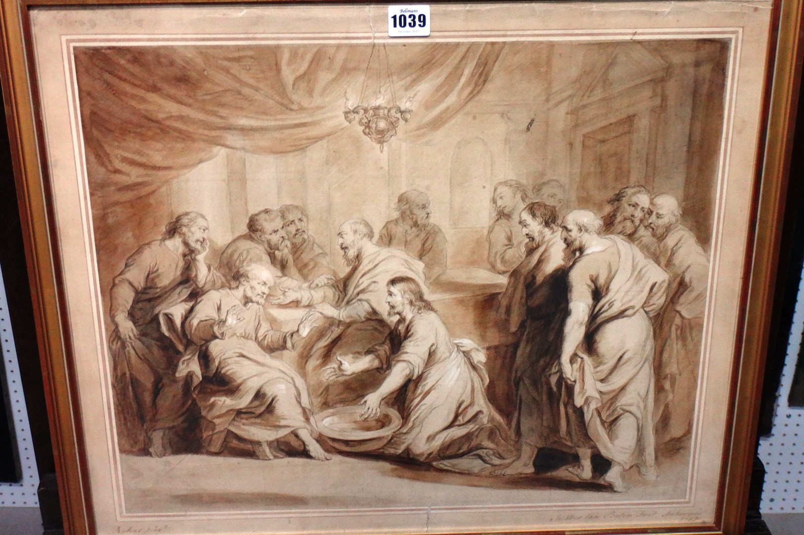 Appraisal: Jacob van Balen th century after Rubens Christ washing the