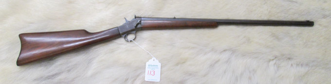 Appraisal: REMINGTON NO SINGLE SHOT ROLLING BLOCK RIFLE Lr caliber octagonal