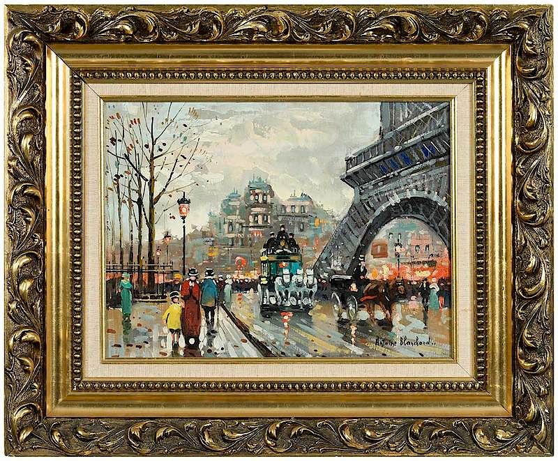 Appraisal: Imitator of Antoine Blanchard French th century La Tour Eiffel