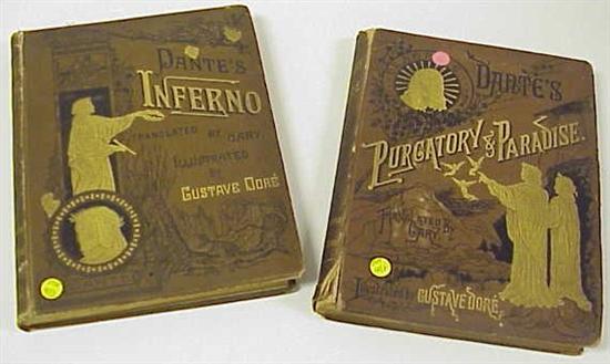 Appraisal: Two volumes illustrated by Gustave Dore Dante's Inferno and Dante's